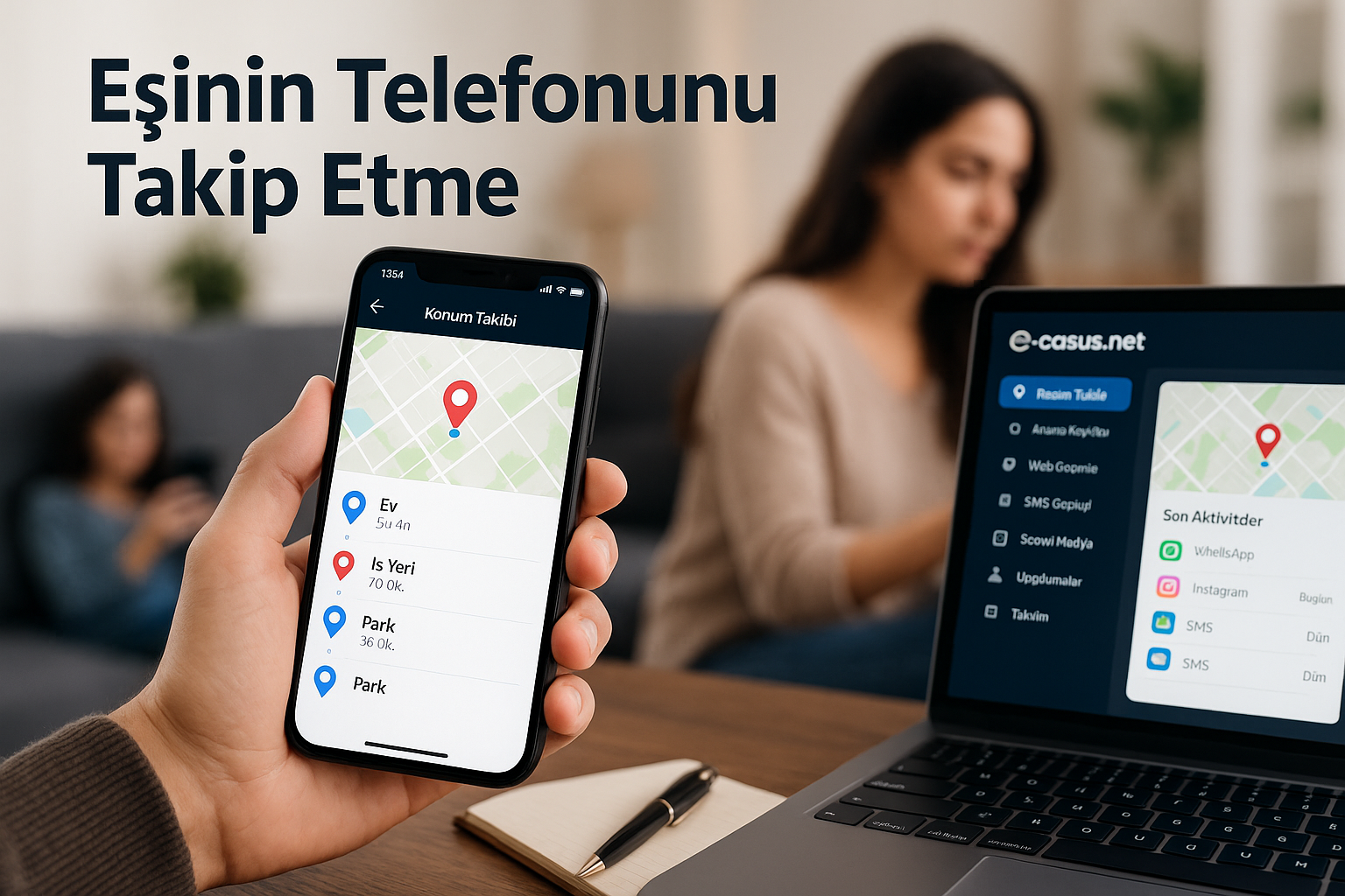 eşinin telefonunu takip etme
